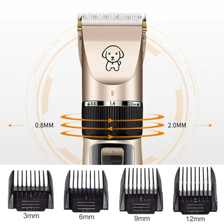 Professional Cordless Pet Hair Clippers