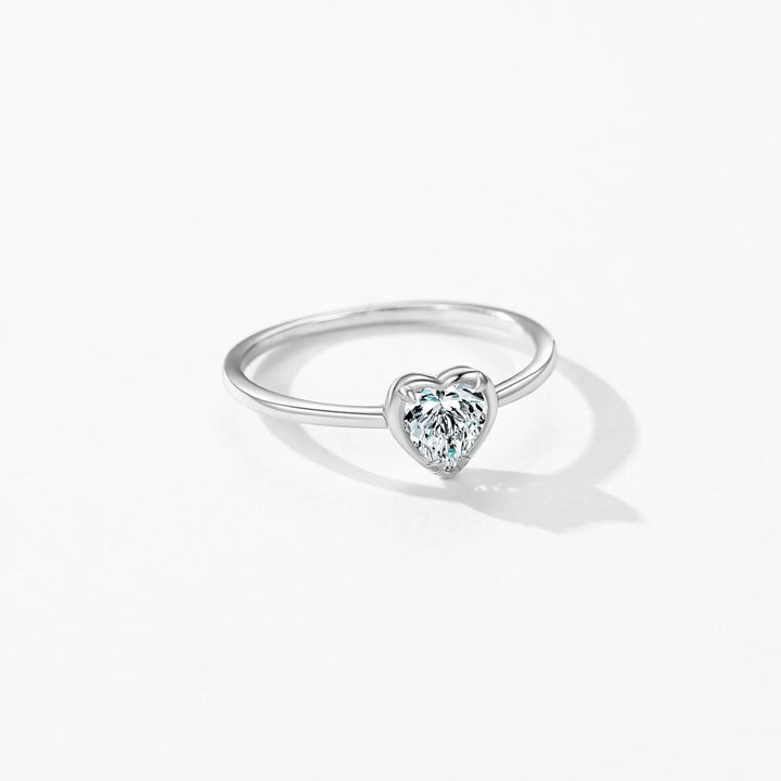 Romantic Hearts Zirconia Rings For Women