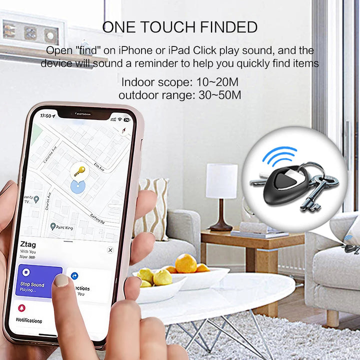 Smart Anti-lost Device for Keys, Pets, Elderly and Children