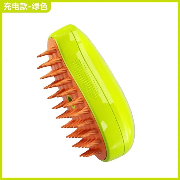 3-in-1 Electric Pet Steam Brush, Sprayer & Massage Comb