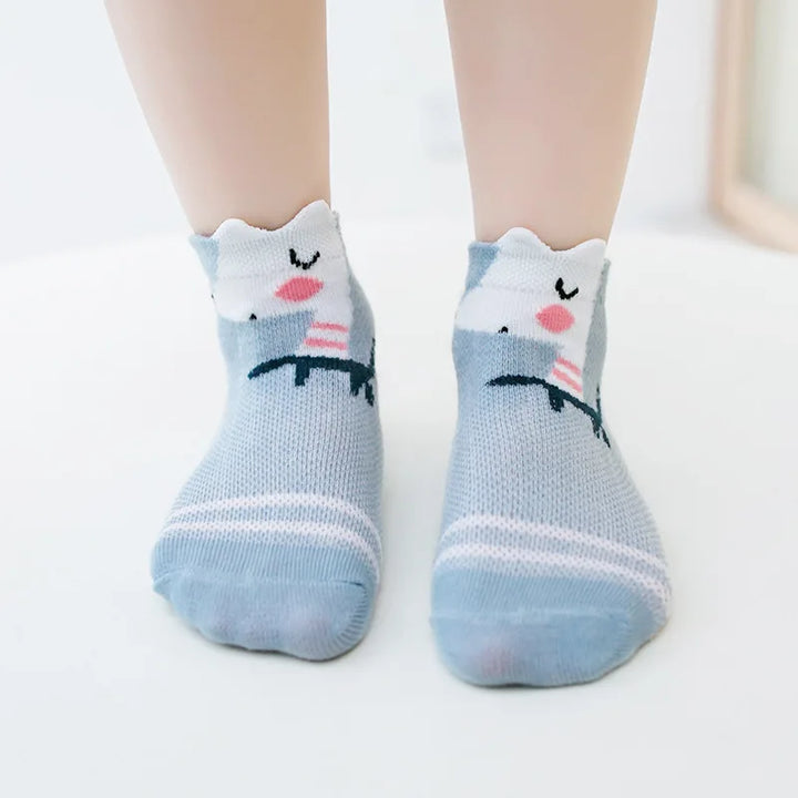 5Pairs/ 0-2Y Infant Baby Socks Baby Socks for Girls