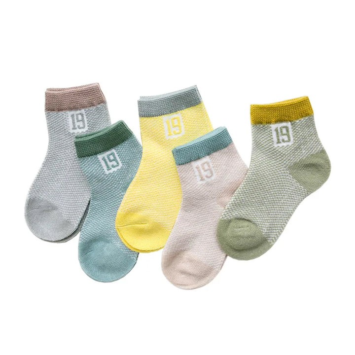 5Pairs/ 0-2Y Infant Baby Socks Baby Socks for Girls