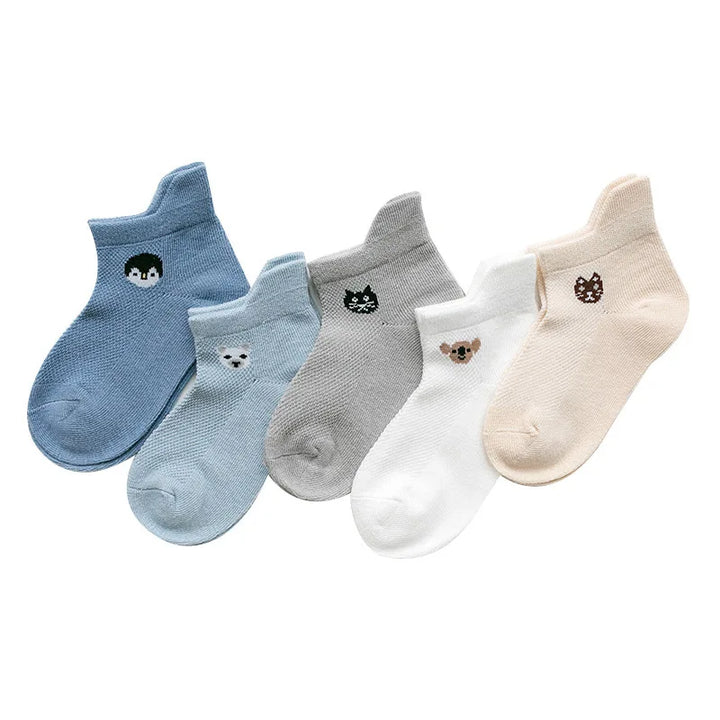 5Pairs/ 0-2Y Infant Baby Socks Baby Socks for Girls