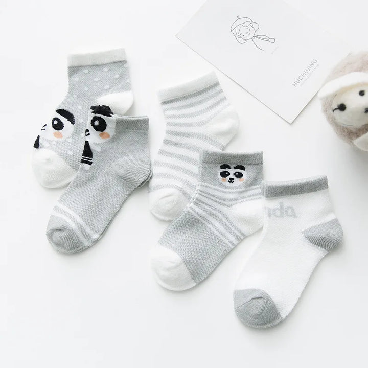 5Pairs/ 0-2Y Infant Baby Socks Baby Socks for Girls