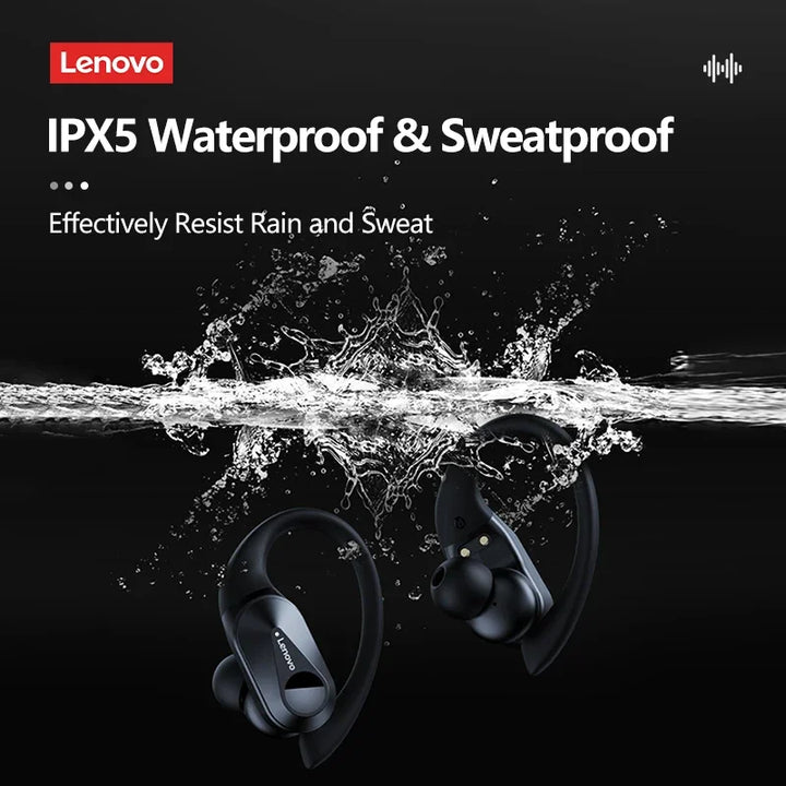 Lenovo LP75 TWS Bluetooth 5.3 Earphones - Noise Reduction, Waterproof, LED Display