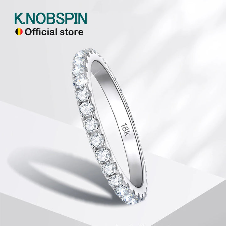 KNOBSPIN Moissanite Wedding Engagement Rings For Women