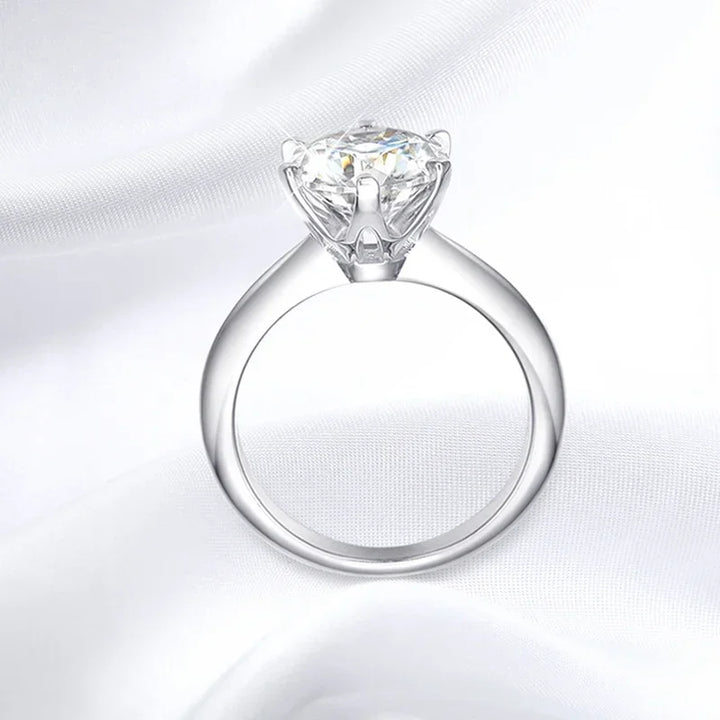 Moissanite Diamond Solitaire Ring for Women